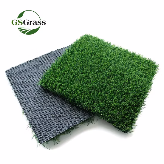Venda quente 15mm Material resistente ao fogo Gramado sintético de lazer artificial para paisagem