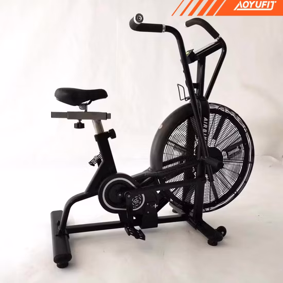 Treinador de bicicleta interna comercial Academia de ginástica interna Máquina de cardio Ventilador de exercícios Bicicleta pneumática