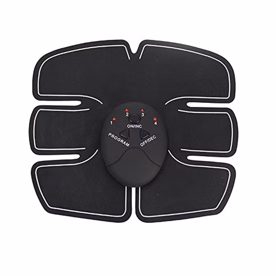 Exercitador abdominal USB recarregável estimulador ABS
